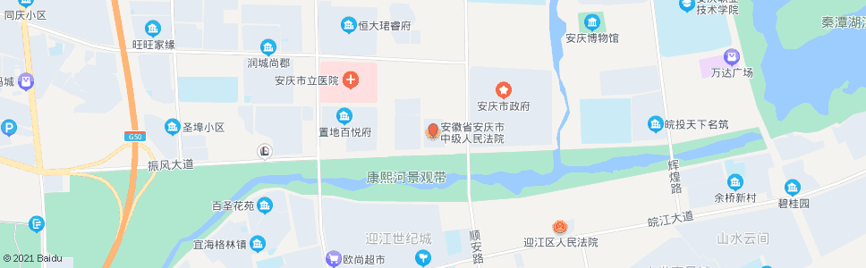 安庆法院_公交站地图_安庆公交_妙搜公交查询2024