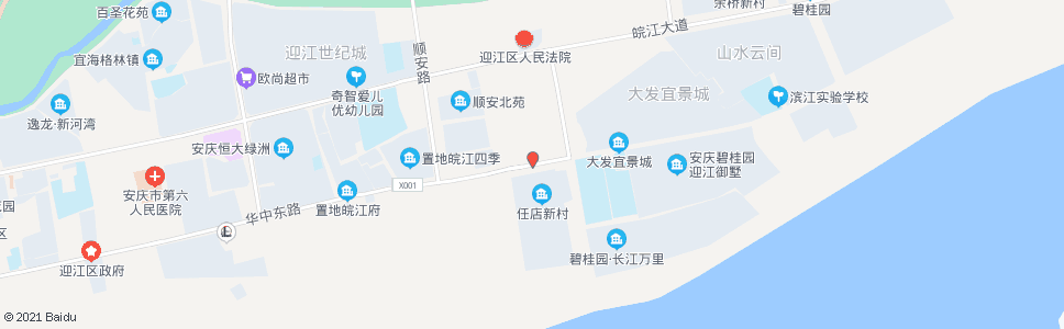 安庆任店新村_公交站地图_安庆公交_妙搜公交查询2024