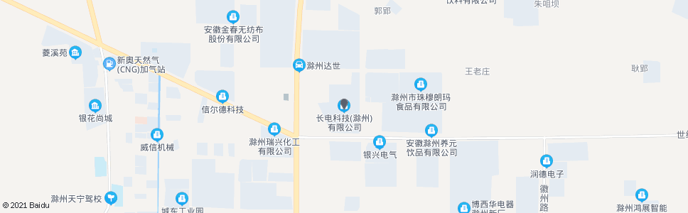 滁州长电科技_公交站地图_滁州公交_妙搜公交查询2024