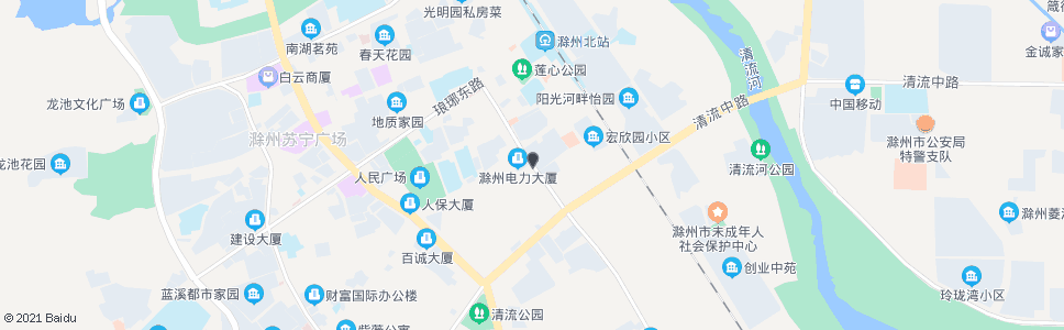 滁州电业大楼_公交站地图_滁州公交_妙搜公交查询2024