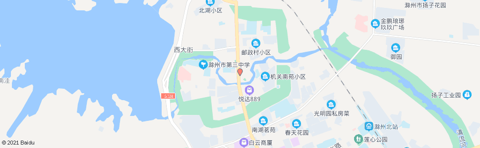 滁州南大桥_公交站地图_滁州公交_妙搜公交查询2024