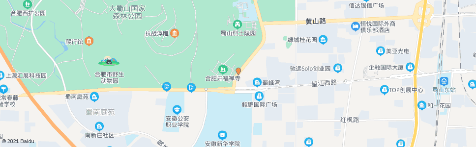 合肥开福寺_公交站地图_合肥公交_妙搜公交查询2024