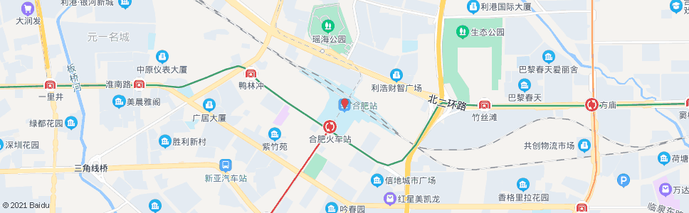 合肥大店_公交站地图_合肥公交_妙搜公交查询2024