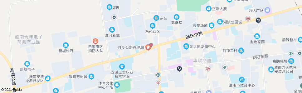 淮南金茂酒店_公交站地图_淮南公交_妙搜公交查询2024