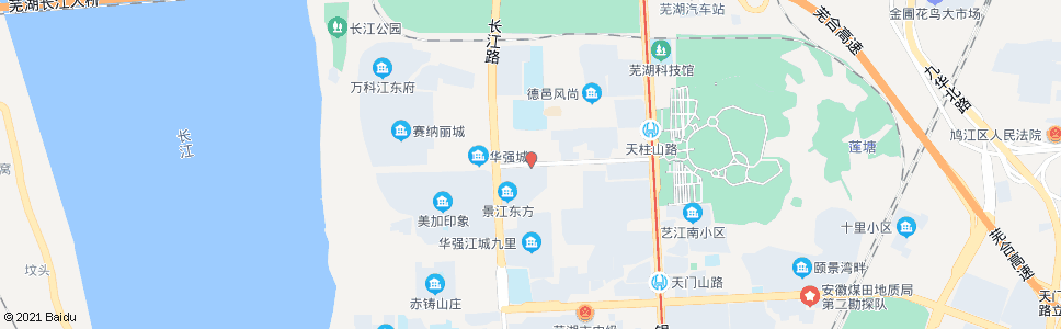 芜湖景观大道西_公交站地图_芜湖公交_妙搜公交查询2024