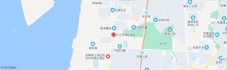 芜湖长江北路1号站_公交站地图_芜湖公交_妙搜公交查询2024