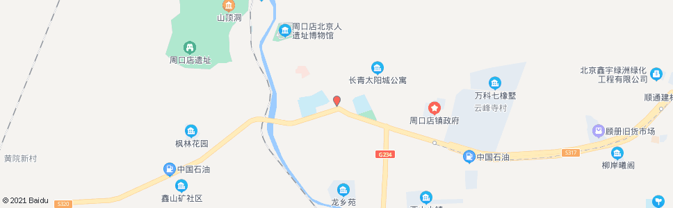 北京周口店村_公交站地图_北京公交_妙搜公交查询2024