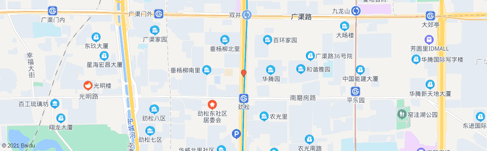 北京劲松桥北_公交站地图_北京公交_妙搜公交查询2024