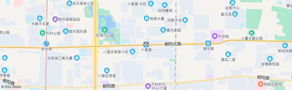 北京十里堡(朝阳路)_公交站地图_北京公交_妙搜公交查询2024