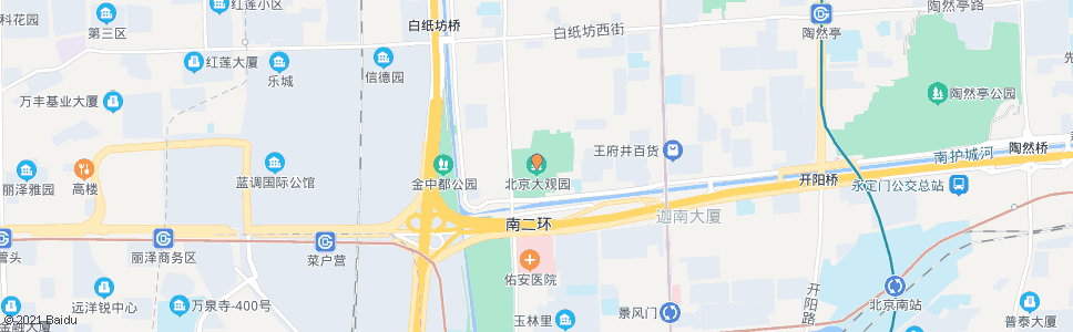 北京大观园_公交站地图_北京公交_妙搜公交查询2024
