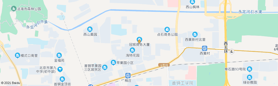 北京西井路西口_公交站地图_北京公交_妙搜公交查询2024