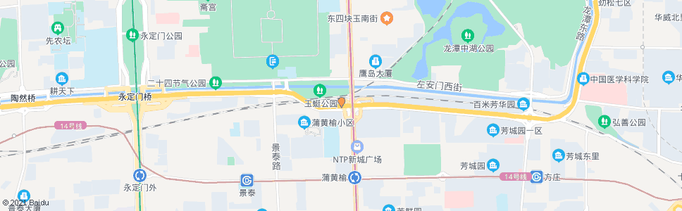 北京玉蜓桥_公交站地图_北京公交_妙搜公交查询2024