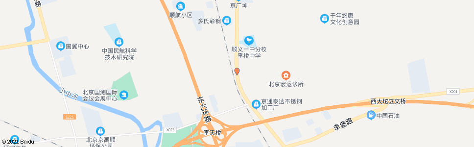北京李桥_公交站地图_北京公交_妙搜公交查询2024