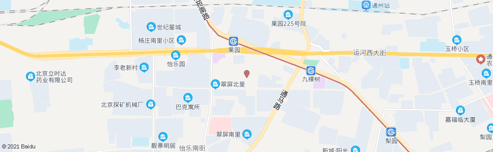 北京翠屏小区西门_公交站地图_北京公交_妙搜公交查询2024