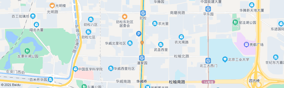 北京潘家园桥_公交站地图_北京公交_妙搜公交查询2024