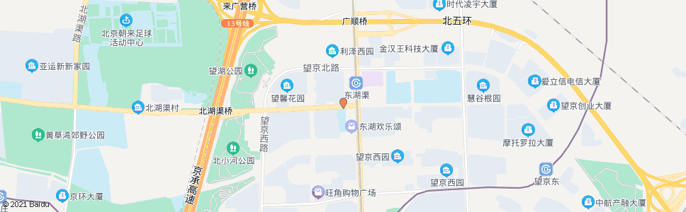 北京利泽西街东口_公交站地图_北京公交_妙搜公交查询2024