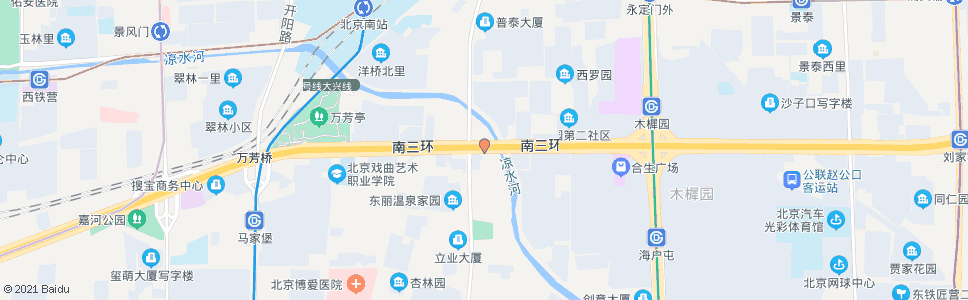 北京洋桥东_公交站地图_北京公交_妙搜公交查询2024