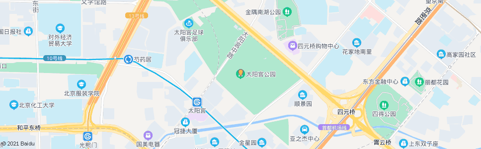 北京太阳宫公园_公交站地图_北京公交_妙搜公交查询2024