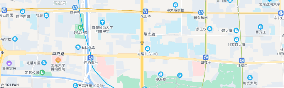 北京航天桥北(南行)_公交站地图_北京公交_妙搜公交查询2024