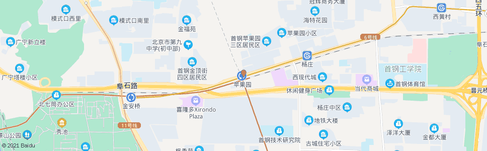 北京苹果园站_公交站地图_北京公交_妙搜公交查询2024
