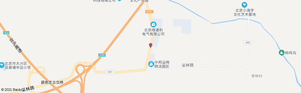 北京南刘庄_公交站地图_北京公交_妙搜公交查询2024