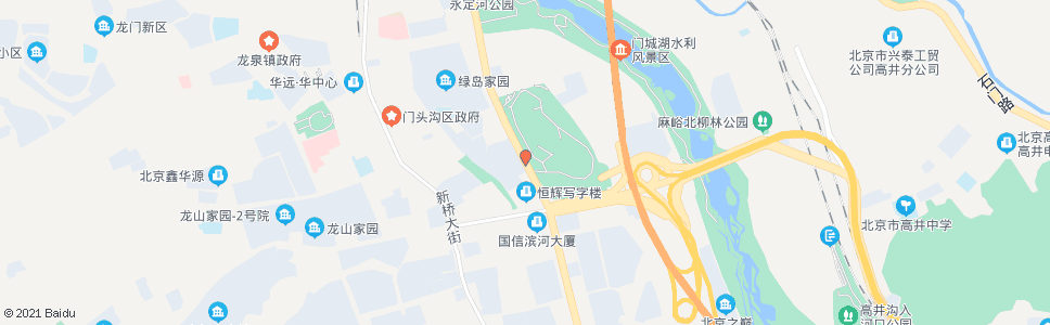 北京龙泉花园_公交站地图_北京公交_妙搜公交查询2024