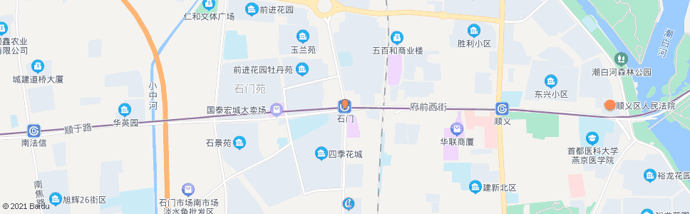 北京地铁石门站_公交站地图_北京公交_妙搜公交查询2024