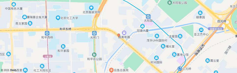 北京西坝河_公交站地图_北京公交_妙搜公交查询2024