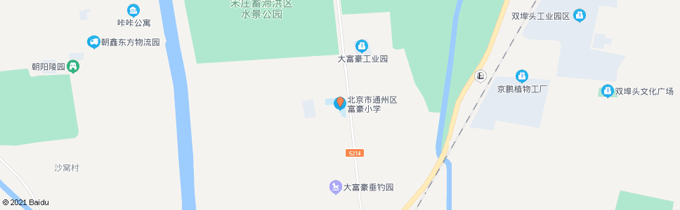 北京富豪小学路口_公交站地图_北京公交_妙搜公交查询2024