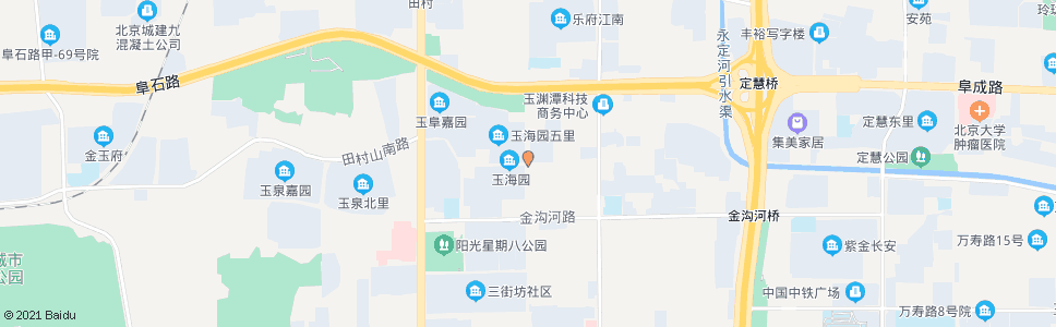 北京玉海园东门_公交站地图_北京公交_妙搜公交查询2024