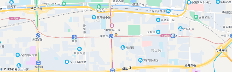 北京蒲芳路西口_公交站地图_北京公交_妙搜公交查询2024