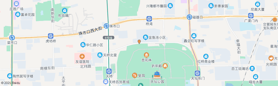 北京金鱼池_公交站地图_北京公交_妙搜公交查询2024