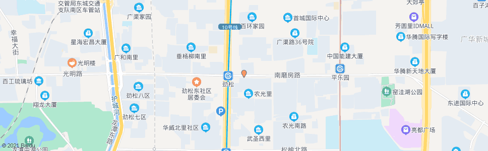 北京劲松桥东_公交站地图_北京公交_妙搜公交查询2024
