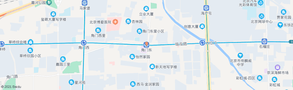 北京角门东站_公交站地图_北京公交_妙搜公交查询2024