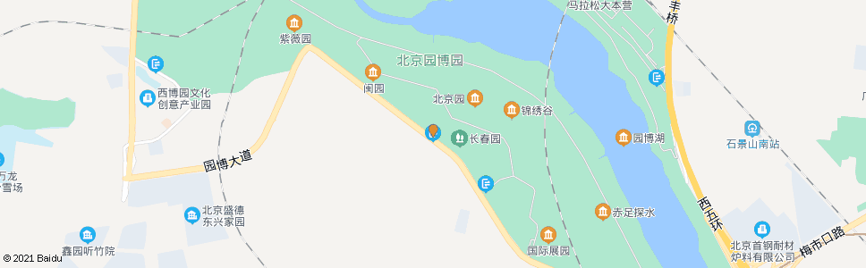 北京园博园4号门_公交站地图_北京公交_妙搜公交查询2024