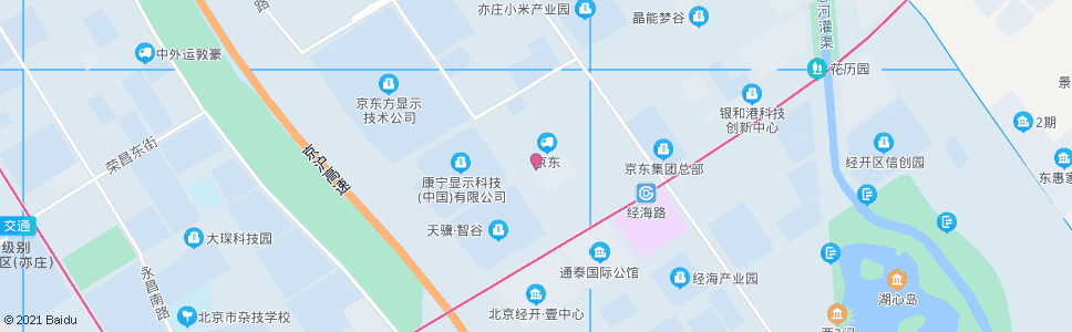 北京科创十一街_公交站地图_北京公交_妙搜公交查询2024