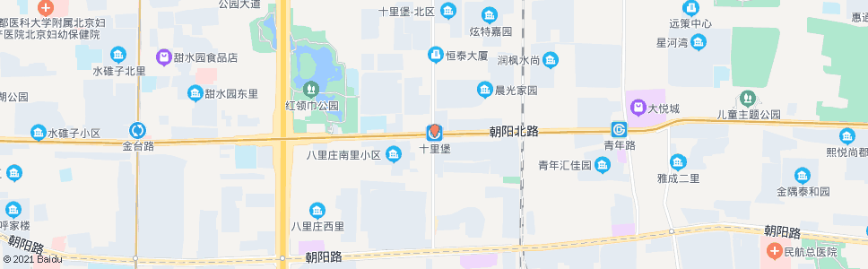 北京十里堡小区_公交站地图_北京公交_妙搜公交查询2024