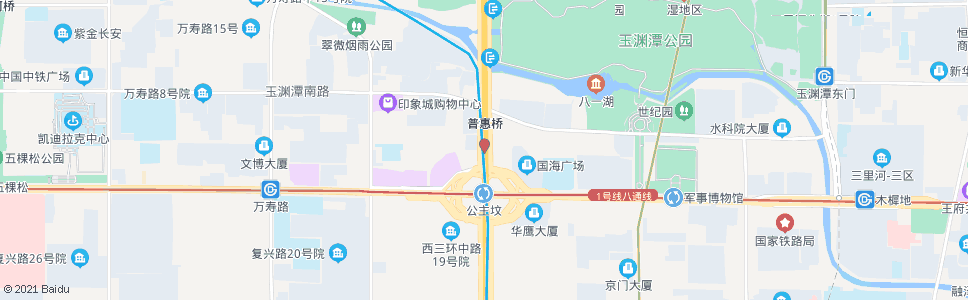 北京公主坟北_公交站地图_北京公交_妙搜公交查询2024