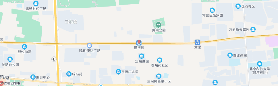 北京褡裢坡站_公交站地图_北京公交_妙搜公交查询2024