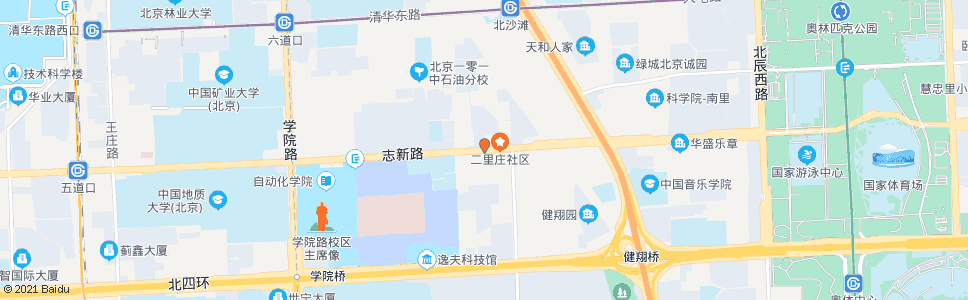 北京志新路_公交站地图_北京公交_妙搜公交查询2024