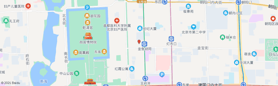 北京锡拉胡同_公交站地图_北京公交_妙搜公交查询2024
