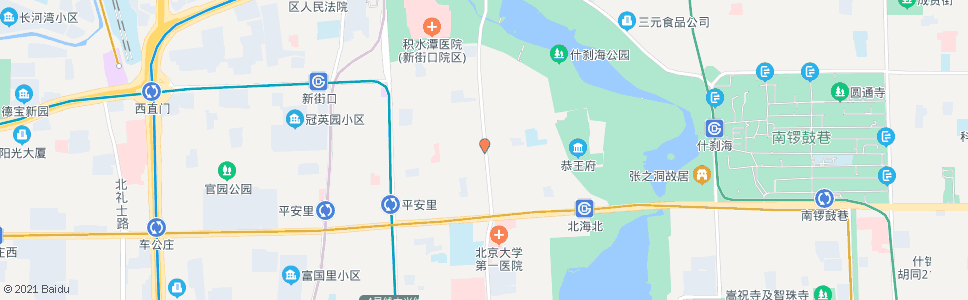 北京刘海胡同_公交站地图_北京公交_妙搜公交查询2024