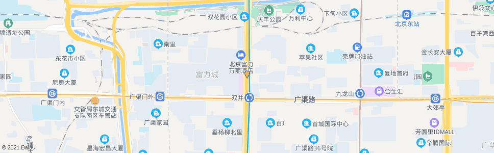 北京双井桥北(北行)_公交站地图_北京公交_妙搜公交查询2024