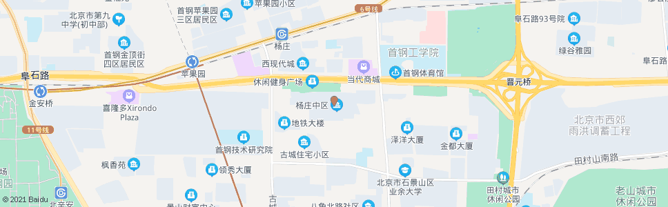 北京杨庄路_公交站地图_北京公交_妙搜公交查询2024