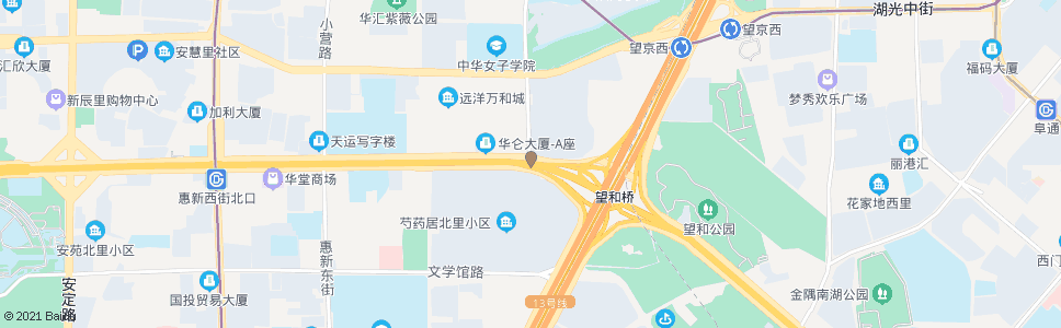 北京望和桥西_公交站地图_北京公交_妙搜公交查询2024