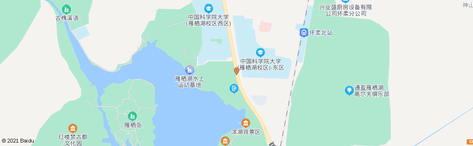 北京怀北庄南_公交站地图_北京公交_妙搜公交查询2024