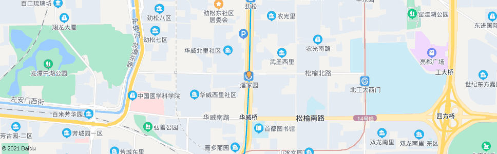 北京潘家园站_公交站地图_北京公交_妙搜公交查询2024