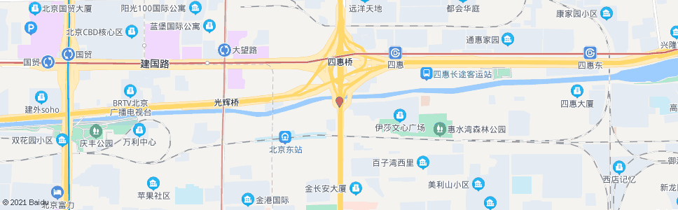 北京百子湾桥_公交站地图_北京公交_妙搜公交查询2024