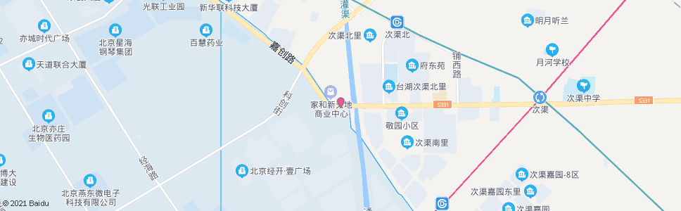 北京开发区银行_公交站地图_北京公交_妙搜公交查询2024