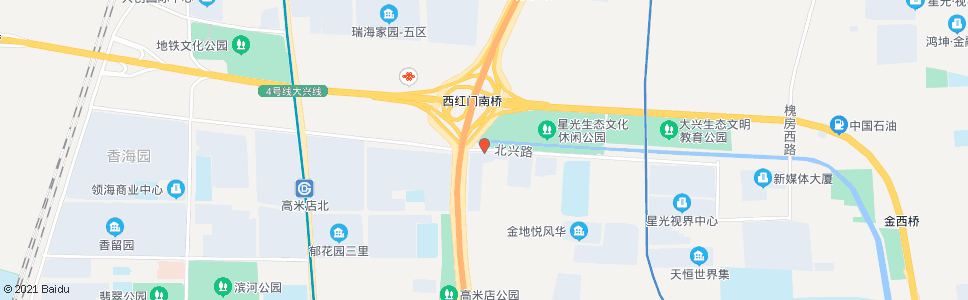 北京双星桥东_公交站地图_北京公交_妙搜公交查询2024